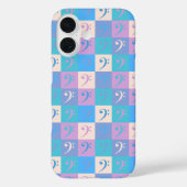 Bass Clef Music Pastel Pattern Case-Mate iPhoneケース (裏面)