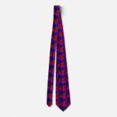 Bass Drum Red and Blue Pattern Necktie ネクタイ (裏面)