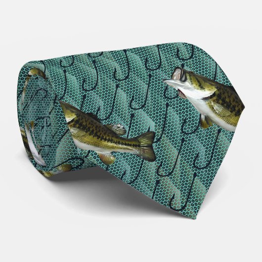 Bass Fishing ネクタイ (ロール)