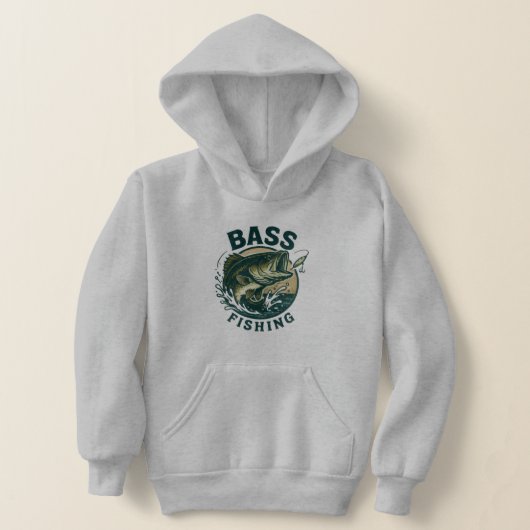 Bass Fishing Hoodie (レイダウン)