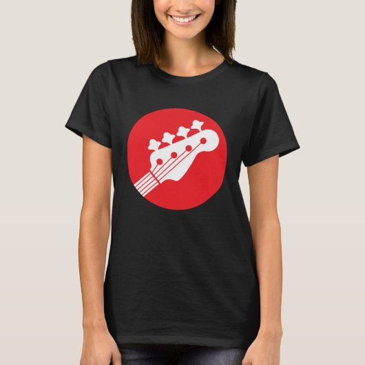 Bass Guitar Bass Player Tシャツ (正面)
