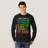 Bass Guitar PlayerのBassist Bass Player用 Tシャツ (正面フル)