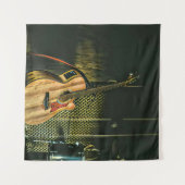 Bass guitar player タペストリー (正面(横))