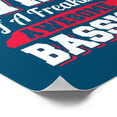 Bass Guitar Player Guitarist Bassist Wife  ポスター (角)