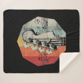 Bass-guitaristのギフトアイディア- Bass Guitar シェルパブランケット (正面(横))