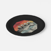 Bass-guitaristのギフトアイディア- Bass Guitar ペーパープレート (アングル)