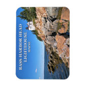 Bass Harbor Head Light House, Maine Photo Magnet マグネット (縦)