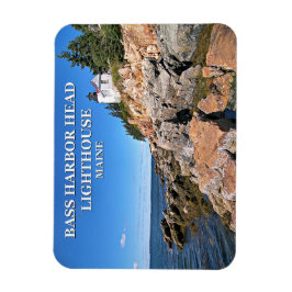 Bass Harbor Head Light House, Maine Photo Magnet マグネット