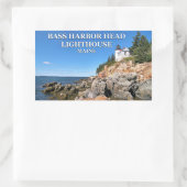 Bass Harbor Head Light house, Maine Stickers 長方形シール (バッグ)