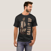 Bass it up music musician bassist tシャツ (正面フル)