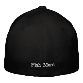Bass Man Fish More Baseball Hat 刺繍入りキャップ