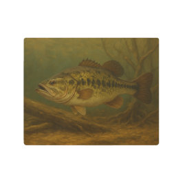 Bass Metal Print メタルプリント