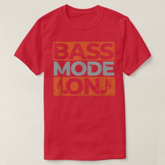 Bass Mode On Funny Choir Singer Musicians Music Gr Tシャツ (デザイン正面)