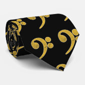 Bass Music Guitar Musician ネクタイ (ロール)