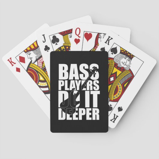 Bass players do it deeper トランプ (裏面)