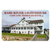 Bass River Light house, Massachusetts Flexi Magnet マグネット (横)