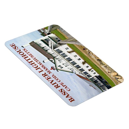Bass River Light house, Massachusetts Flexi Magnet マグネット (右側)