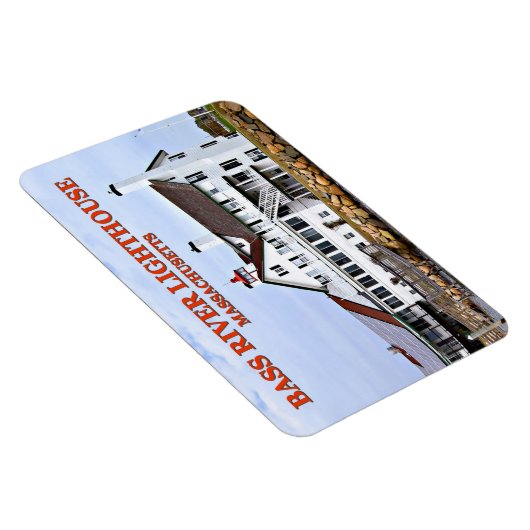Bass River Light house, Massachusetts Flexi Magnet マグネット (右側)