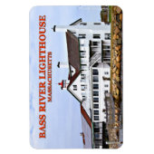Bass River Light house, Massachusetts Flexi Magnet マグネット (縦)