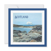 Bass Rock, North Berwick，スコットランドのランドスケープ・アート