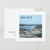 Bass Rock, North Berwick,スコットランドby Pola.B.Alex シーズンカード (正面/裏面)