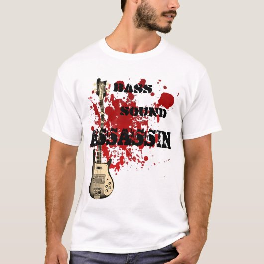'BASS SOUND ASSASSASSIN' Tシャツ (正面)