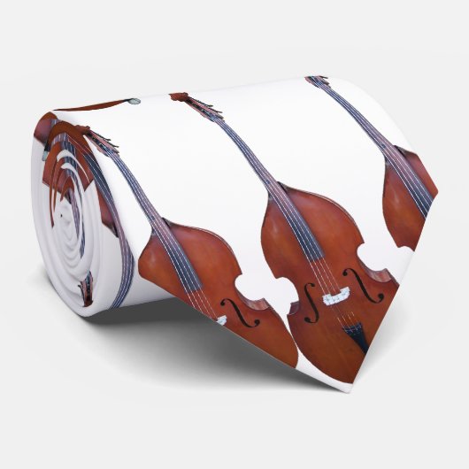 BASS-TIE-ONの白 ネクタイ (ロール)