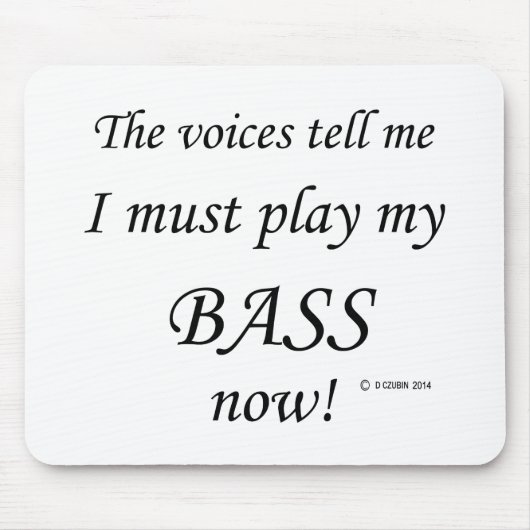 Bass VoicesがMustと遊いう マウスパッド (正面)