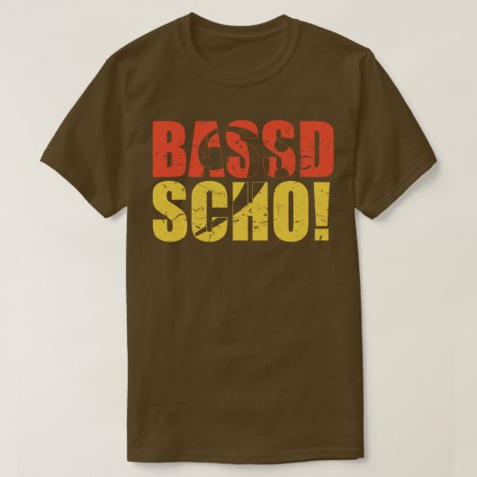 BASSD SCHOベーシックおもしろいギフト1 Tシャツ (デザイン正面)