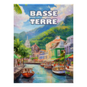 Basse-Terre, setting of waves ポスター (正面)