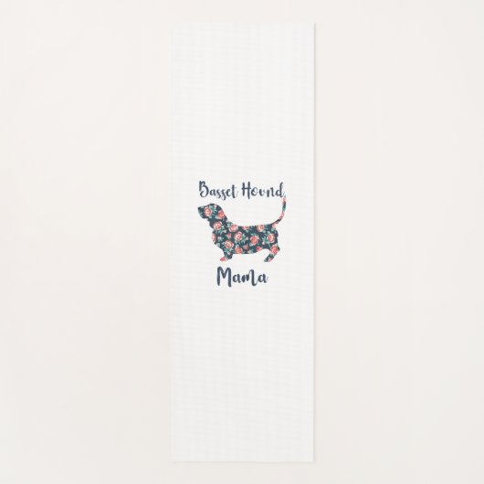 Bassetおもしろい Hound Gives Basset Hound Mom Shirt for ヨガマット (正面)
