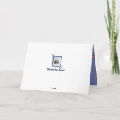 BassetとRockを使ったかわいいサンキューカード- 「You Rock」 サンキューカード (裏面)