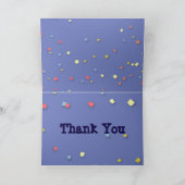 BassetとRockを使ったかわいいサンキューカード- 「You Rock」 サンキューカード (内部)