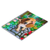 Bassetハウンドスパイラルノート ノートブック (左側)