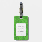 Bassetハウンド荷物タグ ラゲッジタグ (裏面縦)