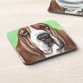 Basset水の色 コースター (左側)