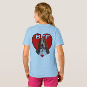 Basset BFFシャツ Tシャツ (裏面フル)