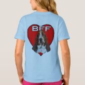 Basset BFFシャツ Tシャツ (裏面)