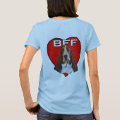 Basset BFFシャツ Tシャツ (裏面)