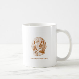 Basset Fauve deブルターニュ コーヒーマグカップ