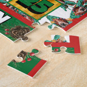 Basset Houndカウントダウンクリスマスアドベントカレンダー ジグソーパズル (側面)