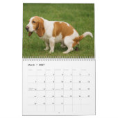 Basset Houndカレンダー2026 カレンダー (3月 2027)