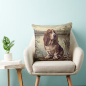 Basset Hound クッション (椅子)