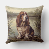 Basset Hound クッション (裏面)