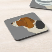 Basset Hound コースター (左側)