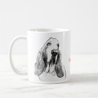 Basset hound コーヒーマグカップ