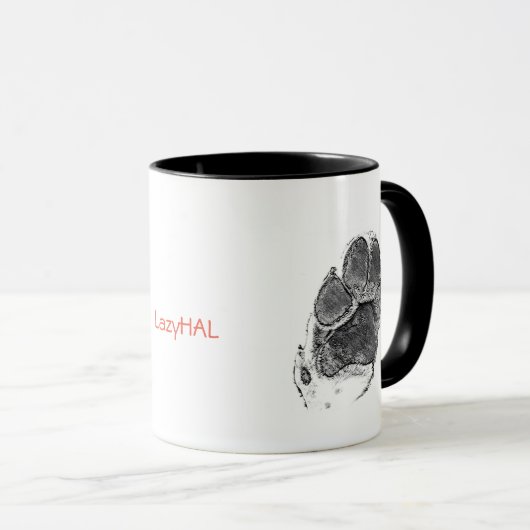 Basset hound マグカップ (正面右)