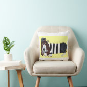 Basset Hound Burglar クッション (椅子)