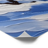 Basset Hound Christmas Boat Holiday ポスター (角)