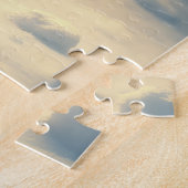 Basset Hound Christmas Carol Singers Painting ジグソーパズル (側面)